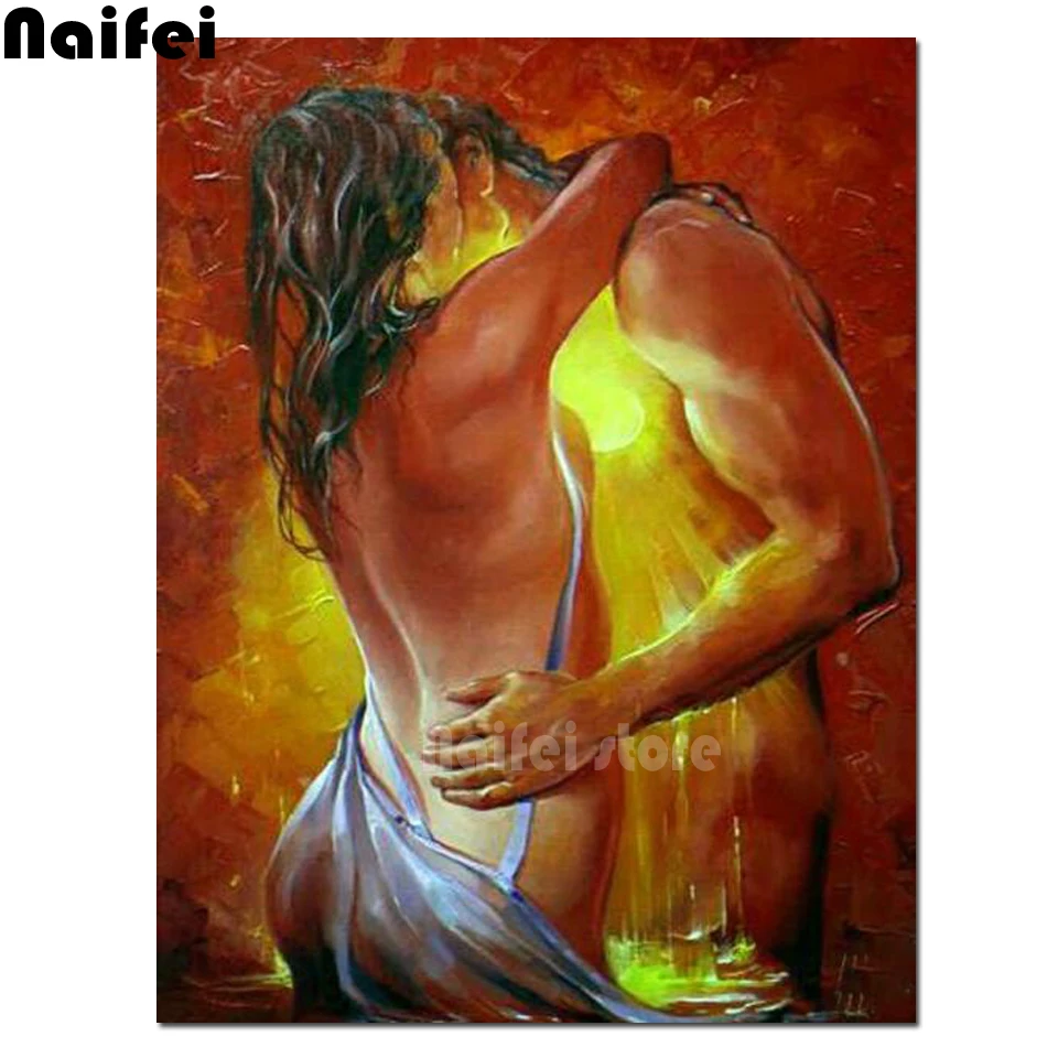 Первый раз чтобы быть любимым 5d Сделай Сам алмазная живопись поцелуй сладкий hug