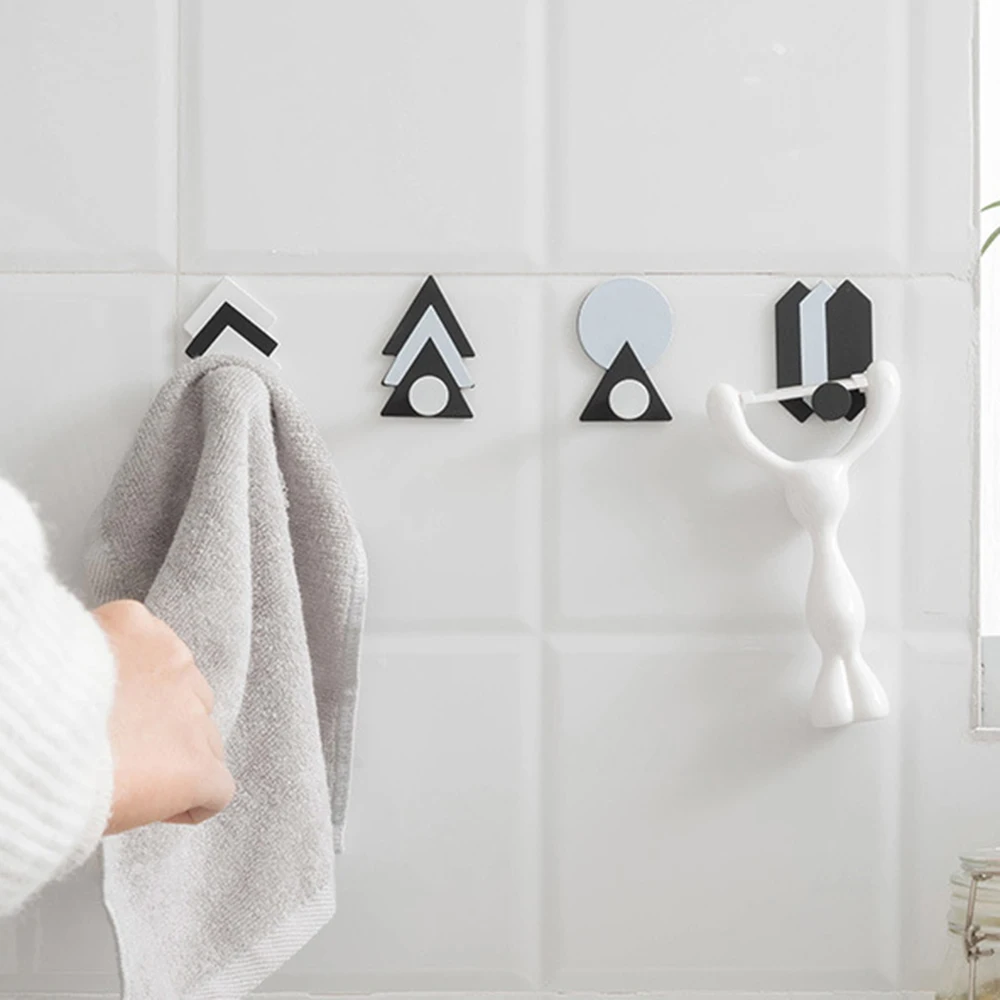 Крючок для одежды в скандинавском стиле вешалка геометрической формы кухни и