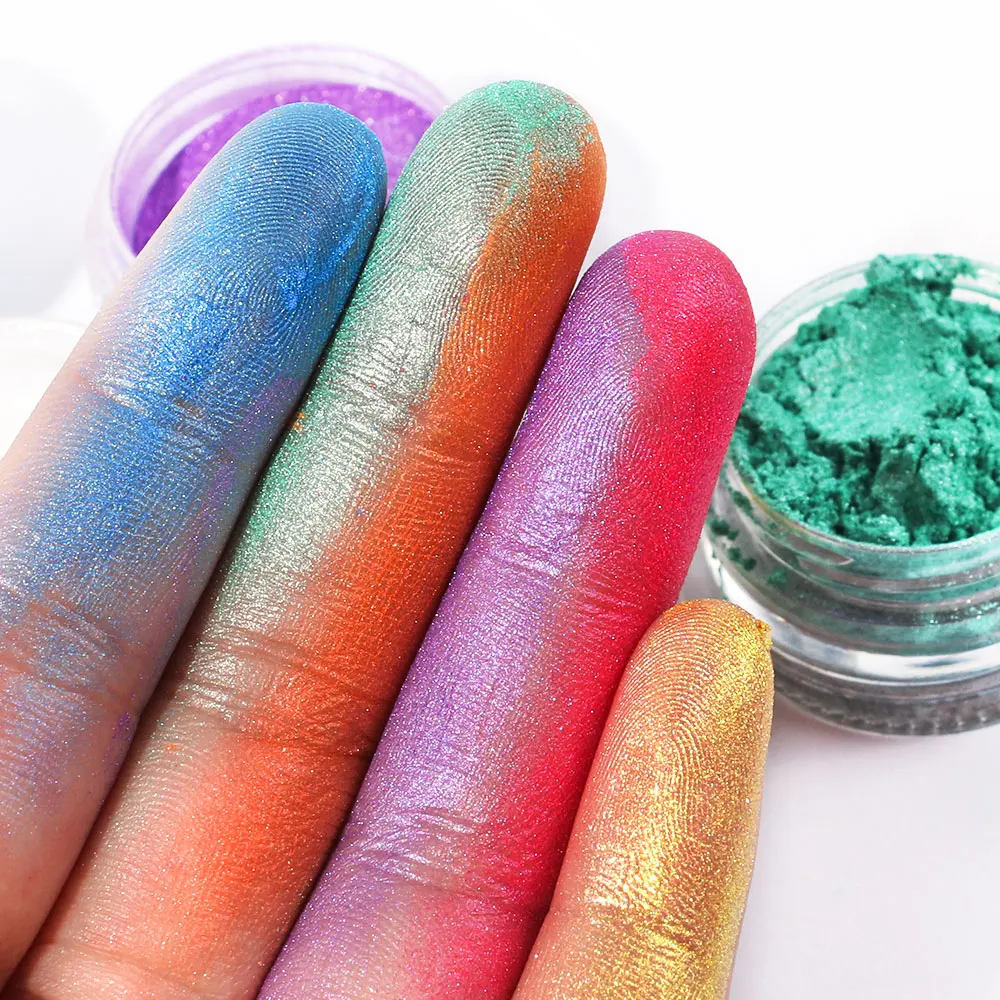 12цветов/лот неоновый золотой голубой розовый зеленый ногтевой порошок пигмент градиент блестки акриловое искусство декорации.