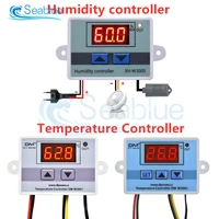 w3005 12v 24v ac 110 220v led digital temperature humidity controller thermostat thermometer hygrometer for aquarium incubator