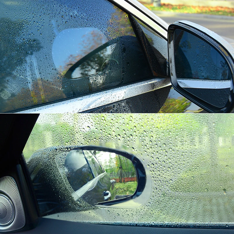 

Universal Rainproof Car Rearview Mirror Stickers Film Anti Fog Transparent Window Clear Protection Nano Safety Drive Auto Goods
