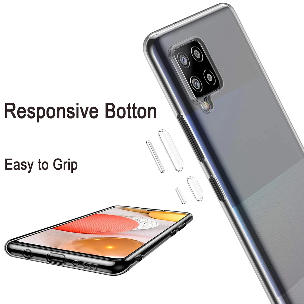 Ультратонкий чехол для Samsung Galaxy A10 A10E A10S A11 A20 A20E A20S A30 A31 A40 A41 A42 M10 M01s силиконовая
