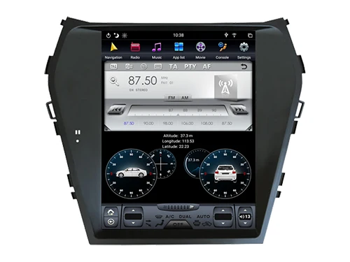 WITSON Android 9 0 Tesla автомобильный DVD мультимедийный плеер для HYUNDAI IX45 HIGH 4G RAM 32ROM