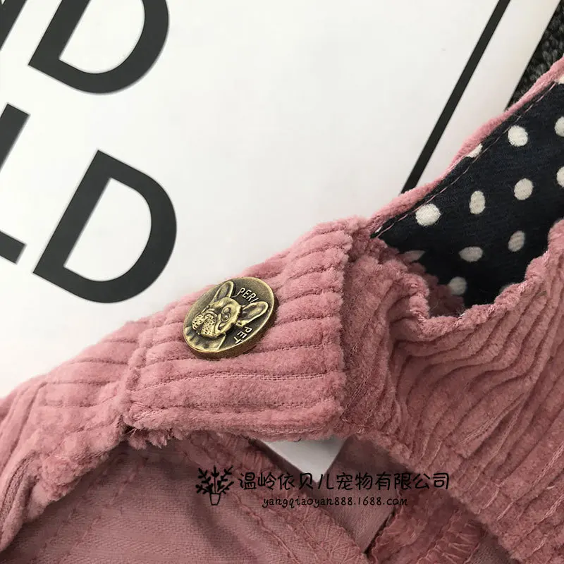 2020 Новое поступление ретро джинсовое пальто для собак комбинезон одежда кошек