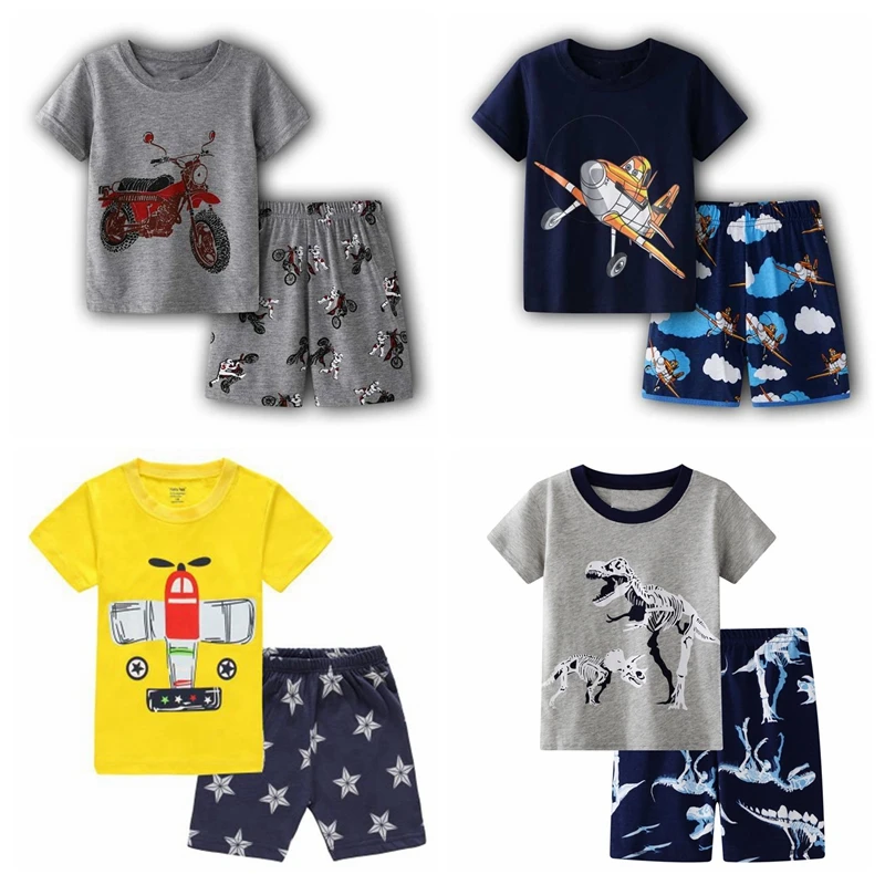 

Новый дизайн, летние детские пижамы, одежда для сна, пижамы для девочек, пижамные комплекты для мальчиков, одежда для сна 90-130 см, домашняя одежда, ночная рубашка для малышей