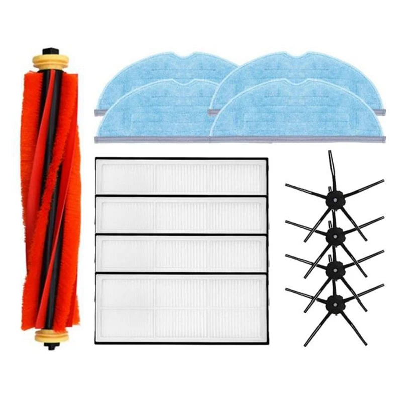 

Запчасти для робота-пылесоса Roborock S7, насадка на швабру, основная и боковые щетки, фильтр НЕРА, запчасти для замены