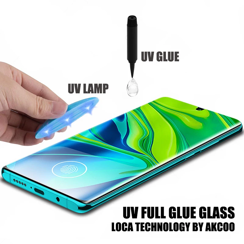 100D УФ полное клеевое закаленное стекло для Xiaomi mi CC9 Pro note 10 pro защита экрана redmi 8 7 6 5