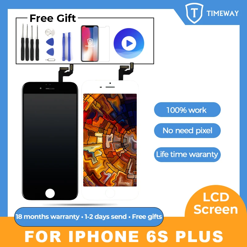 ЖК-дисплей Timeway OEM для iphone 6 Plus 6s дисплей с сенсорным экраном запасные части