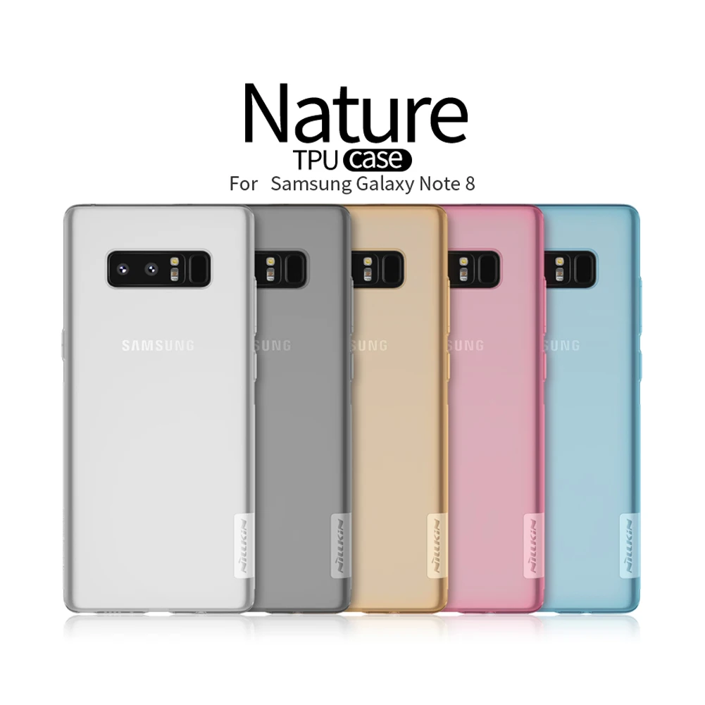 Для samsung Galaxy Note 8 9 чехол Nillkin натуральный прозрачный мягкий кремний TPU чехол для телефона samsung Note9 задняя крышка