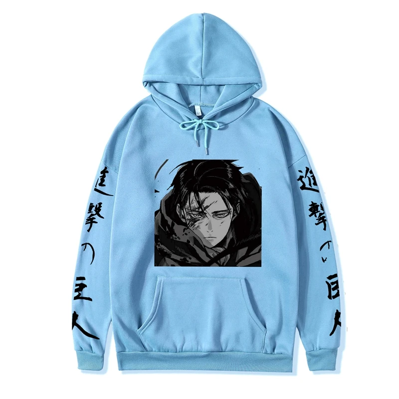 

Winter Kawaii Attack on Giant Dark Cartoon Women's Hoodie Harajuku Korean Kpop Casual Fashion Trend Men's Sweatshirt Top