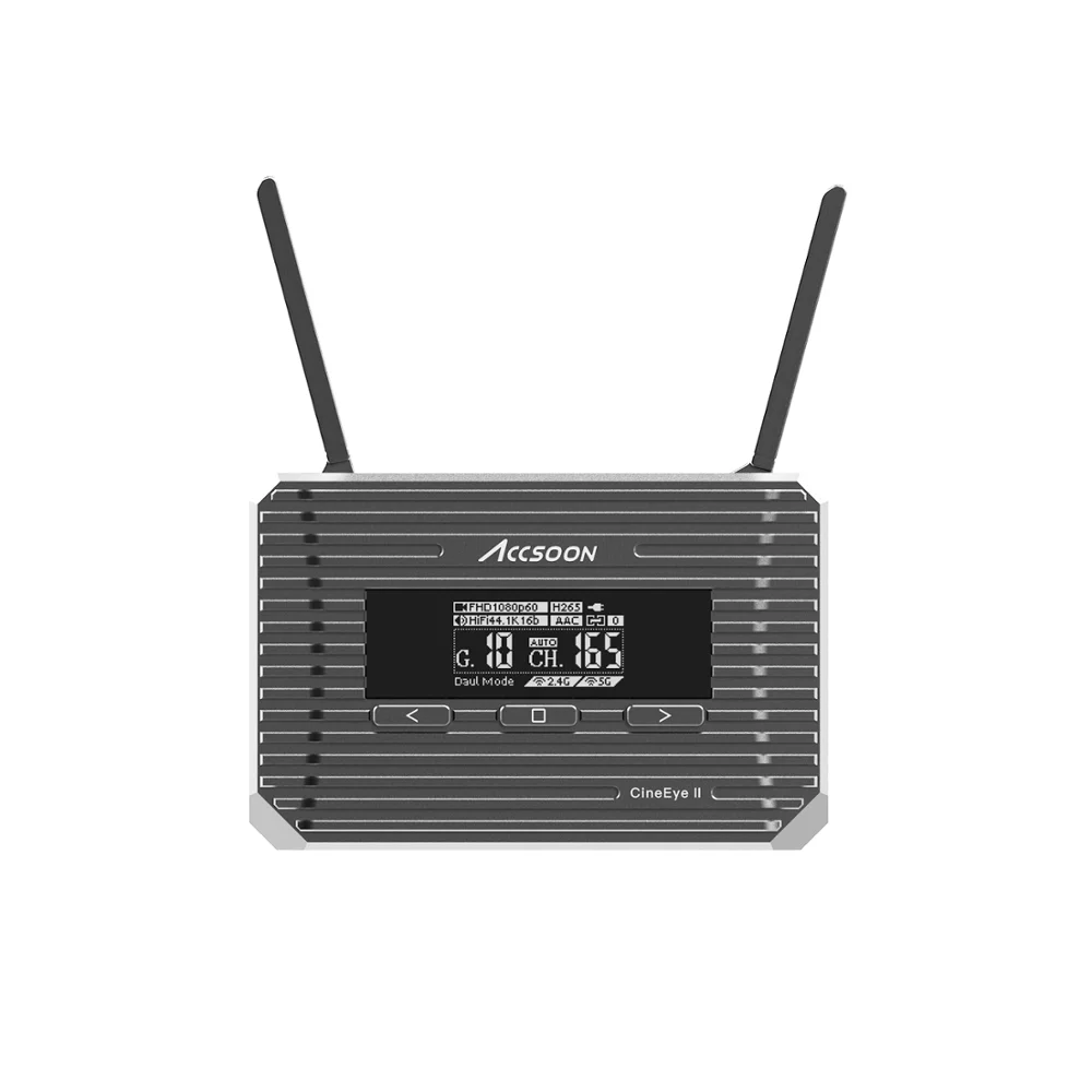 

ACCSOON CineEye 2 2S Mini Wireless Video Audio Transmitter Receiver Transmission Video Transmitter 1080P Video Audio 400ft