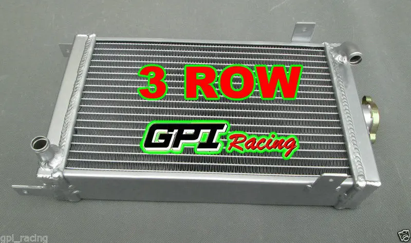 3 рядный алюминиевый гоночный радиатор для газа картинга каратинга редуктор