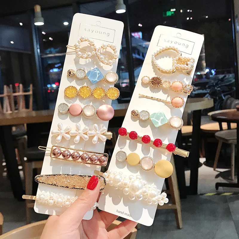 Аксессуары для волос с жемчужинами набор заколок | Красота и здоровье