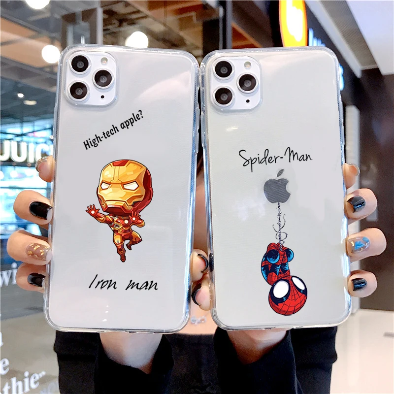 Чехол для телефона Marvel Мстители Бэтмен DC Comics супергерой Мягкий силиконовый