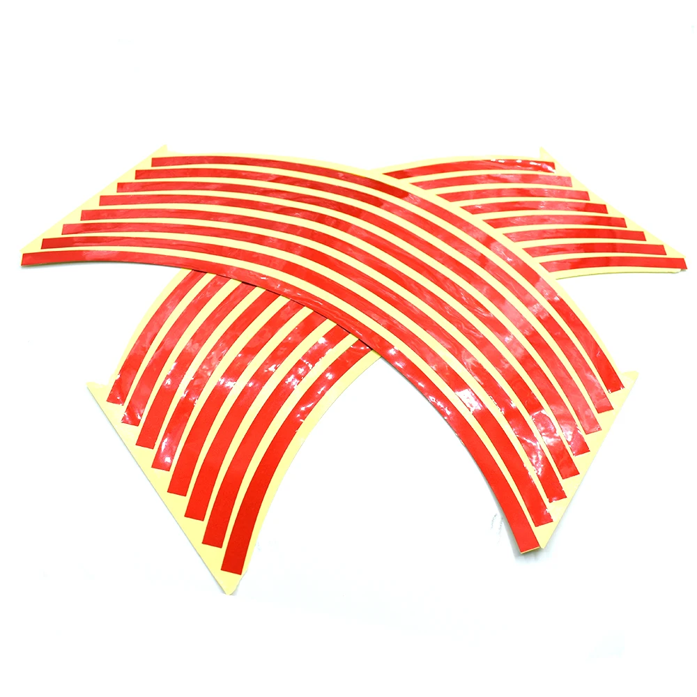 Мотоцикл стиль ступицы колеса шины Светоотражающая наклейка на машину