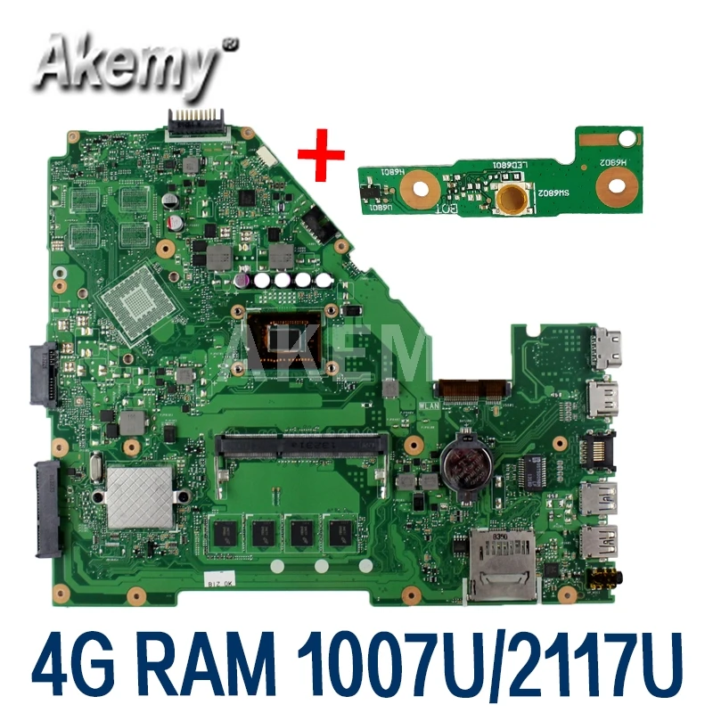 Akemy X550CA материнская плата для ноутбука For Asus X550CC X550CL R510C Y581C X550C X550 протестированный