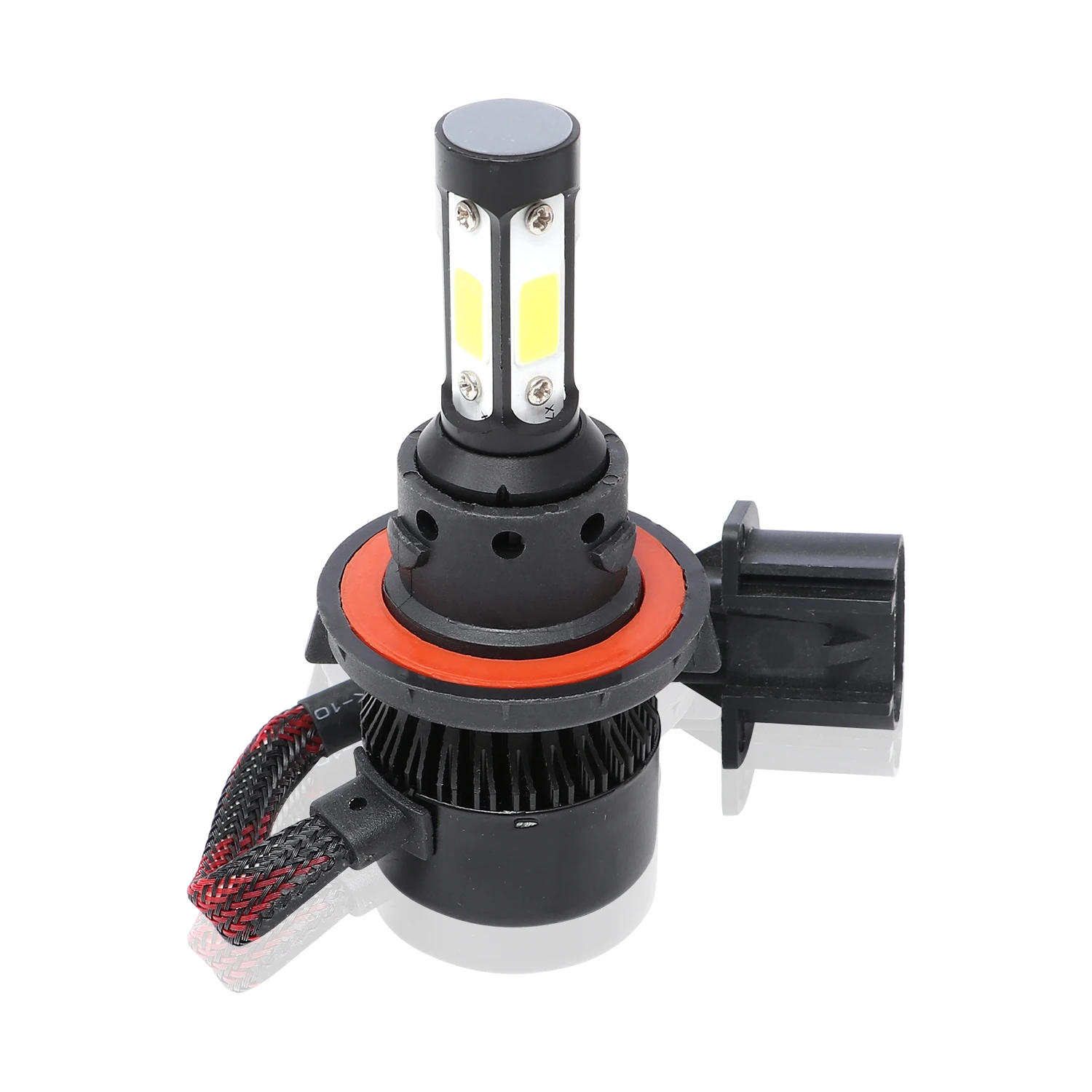 2pcs Car Headlight H4 H7 H8 H9 H11 Car 4-Sides LED Headlight 9004 9005 9005 9006 H13 200W 20000LM Hi/Low Kit Bulbs Beam 6000K