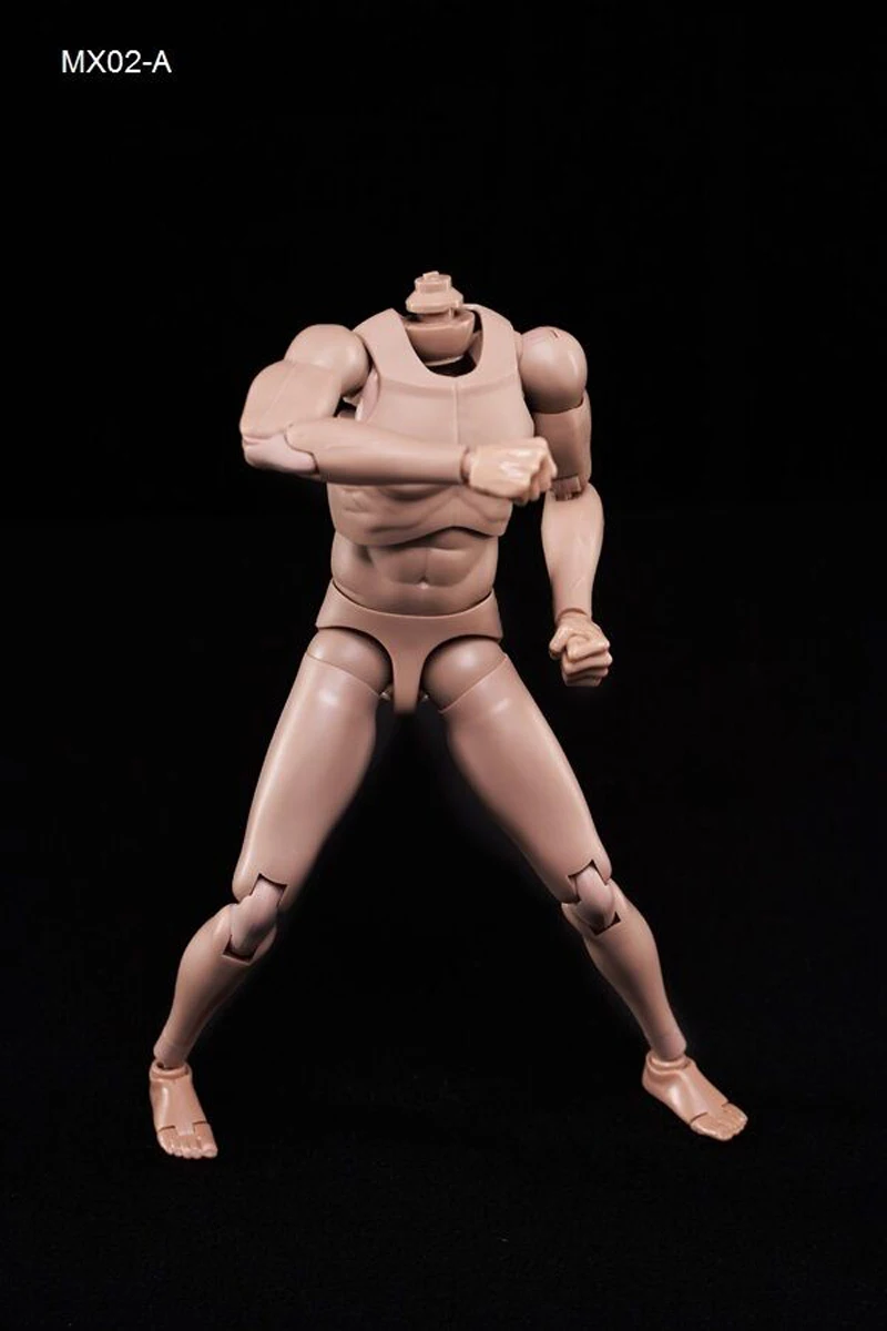 1/6 весы Европа кожа мужской тела модель игрушки MX02-A подходит для 1" мужской фигуры модель головы с шеей
