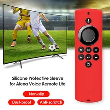 Smart TV Remote Control Protective Case Shell Silicone Remote Control Cover Case for Alexa Voice Remote Lite/Fire TV Stick