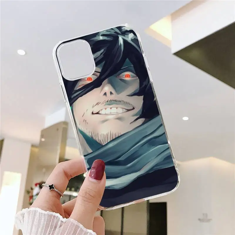 

My hero academia aizawa shouta Phone Case Transparent soft For iphone 5 5s 5c se 6 6s 7 8 11 12 plus mini x xs xr pro max