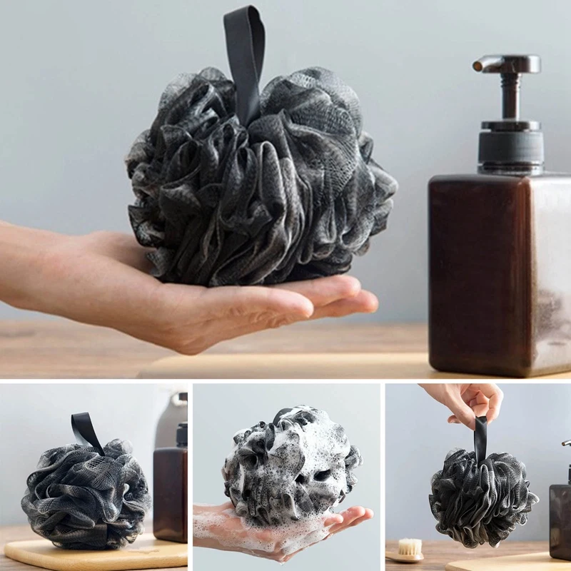 

Scrubber Sponge Flower Exfoliating Body Brush Puff Bath Shower Mesh Ball Bathing Foam Bathroom Supplies