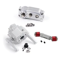 front motor transmission prefixal gearbox transfer case for 110 rc crawler car axial scx10 scx10 ii parts
