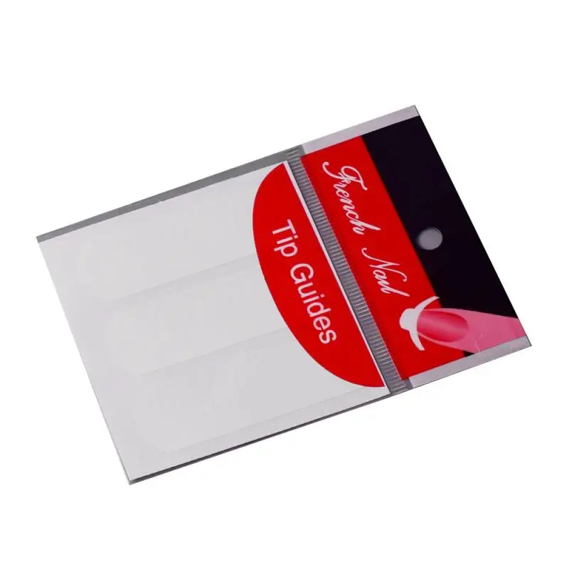 5 шт U наклейки для ногтей Французский маникюр руководство шеврон стиль маникюра