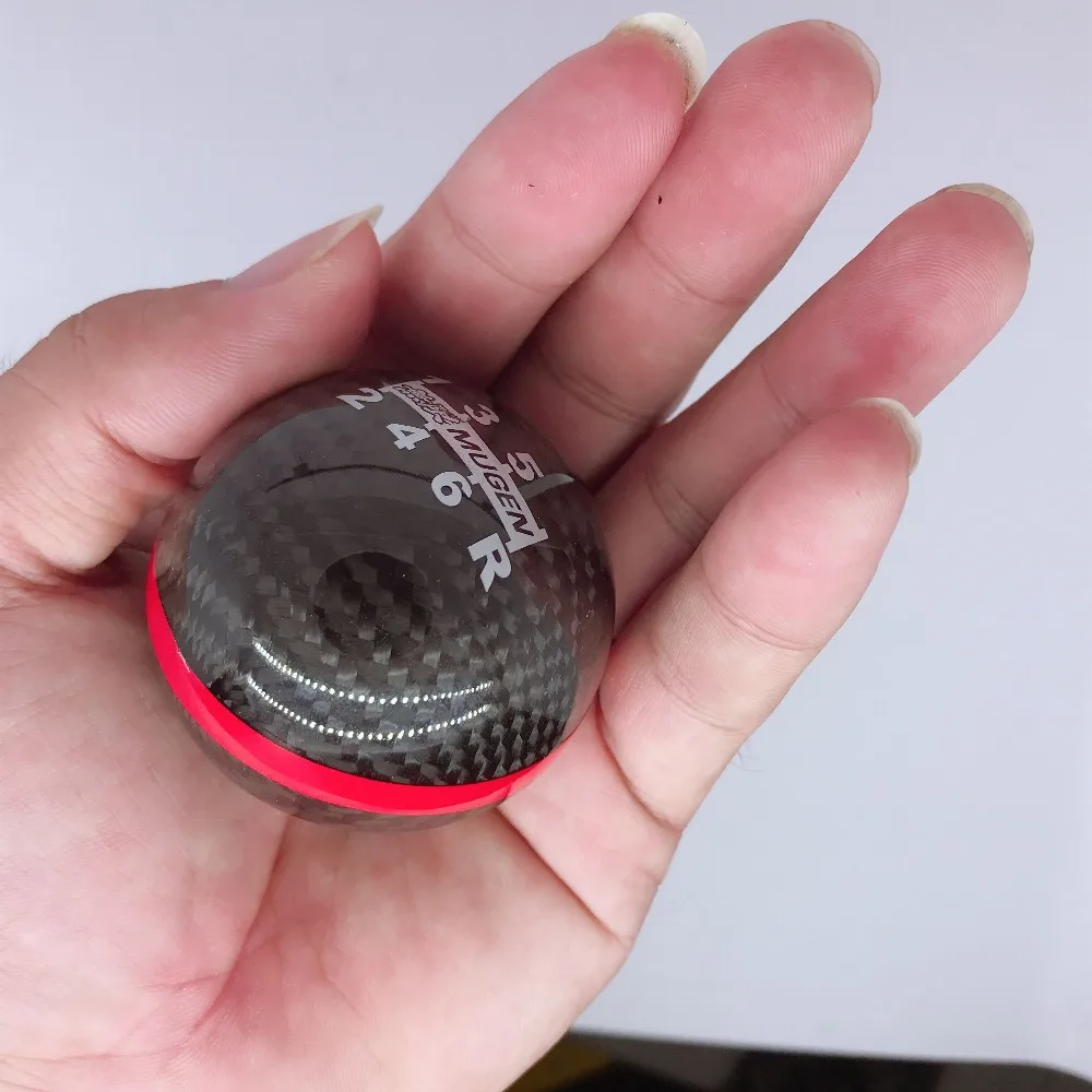 Ручка переключения передач из настоящего углеродного волокна 5/6 скорости Ручное