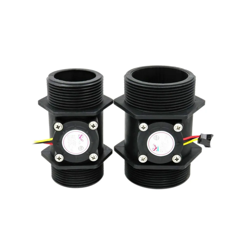 DN40/50 G1.5/2 дюйма датчик расхода воды турбинный расходомер Холла расходомер контроль расхода промышленный расходомер