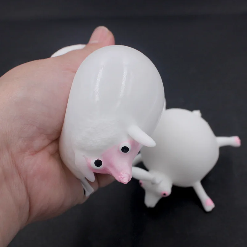 Кавайные мягкие игрушки для снятия стресса в виде животных Кот слон антистресс