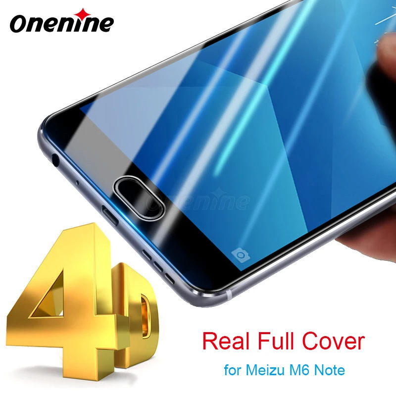 Защита для экрана Onenine 4D Meizu M6 Note закаленное стекло 5 дюйма защитная пленка с