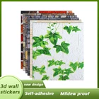 Звукоизоляционная и водонепроницаемая 3D настенная наклейка, украшение для ванной комнаты, самоклеящаяся панель на крышу, для кухни, спальни, украшение для дома