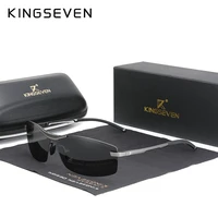 kingseven updated aluminum photochromc sunglasses men polarized driving chameleon glasses male change color sun glasses eyewear
