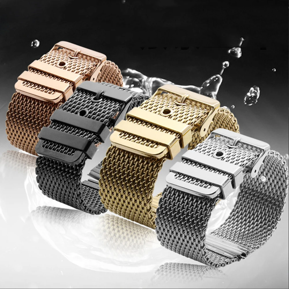 

Quick Release 316L stainless steel mesh Watch Band Strap For DW Watch Relógio de Pulso Banda With Box ремешок pulsera de reloj