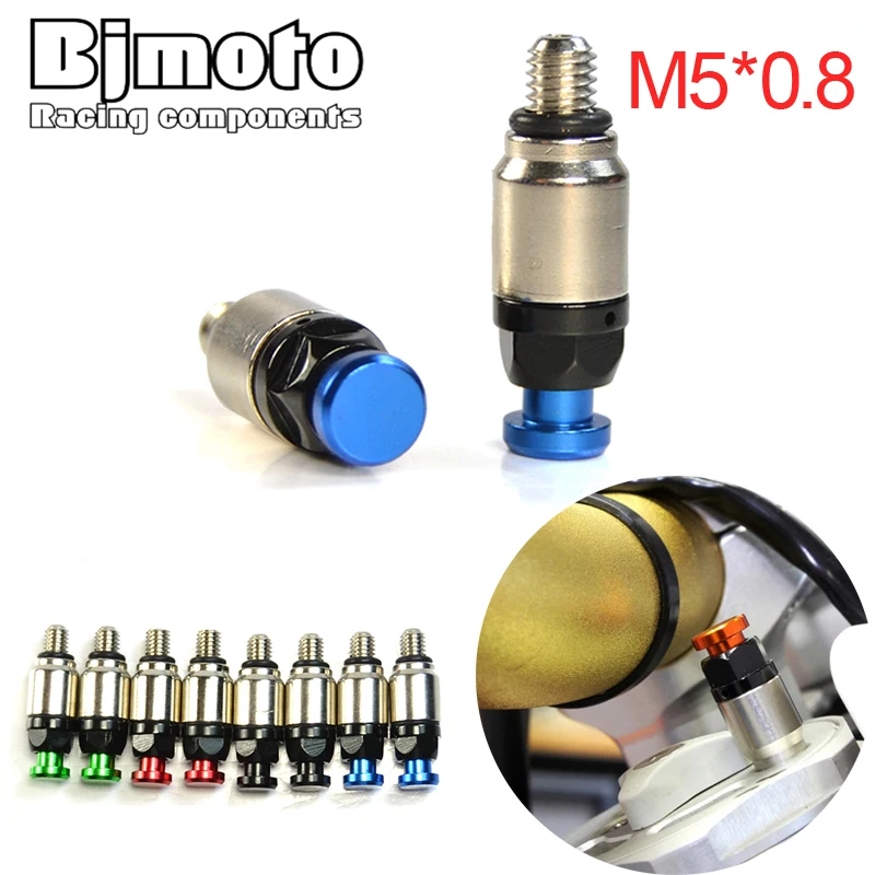 Motorcycle M5*0.8 Front Fork Air Bleeder Relief Valve For YZ YZF YZ85 YZ125 YZ250F YZ450F WR250F WR450F YZ250  pit Bike parts
