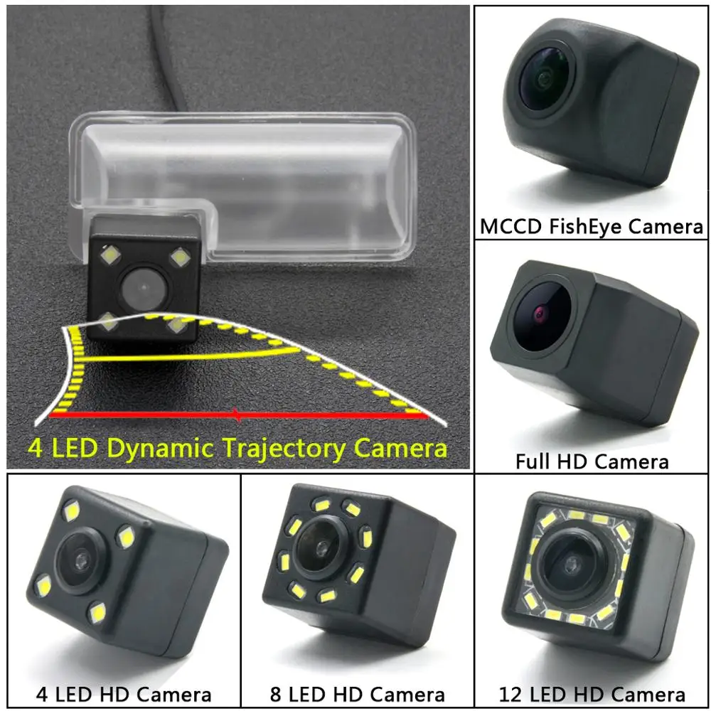 HD динамическая траектория треков заднего вида камера для Subaru Forester 2013 2014 2015 2016 WRX