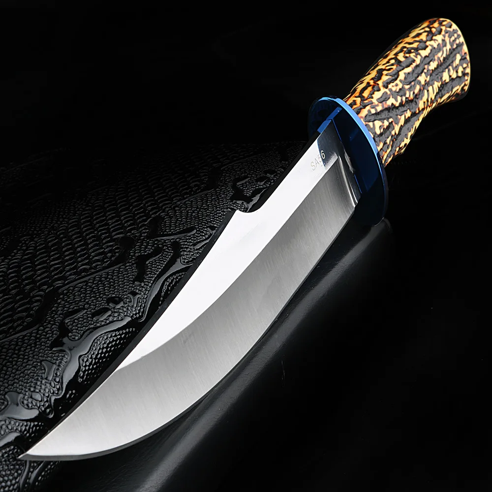 Уличный нож для выживания на природе короткий отставки охотничий высокопрочный