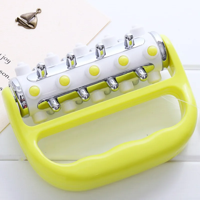 Ручной роликовый массажер продукт пластиковый снимает усталость Массажер для