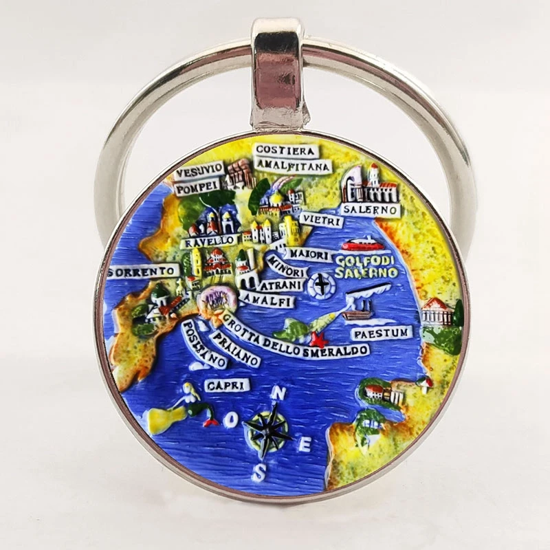 25 мм брелок для ключей Европейский средиземноморский греческий испанский