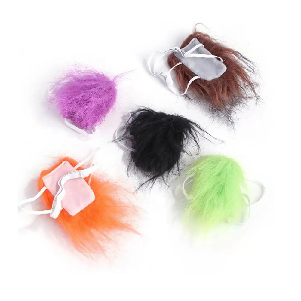 Забавное платье для питомца Регулируемый эластичный подбородок с собакой