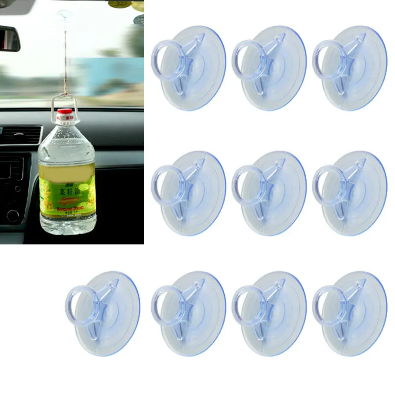 Прозрачная резиновая Присоска на присоске ПВХ крючок автомобильный козырек от