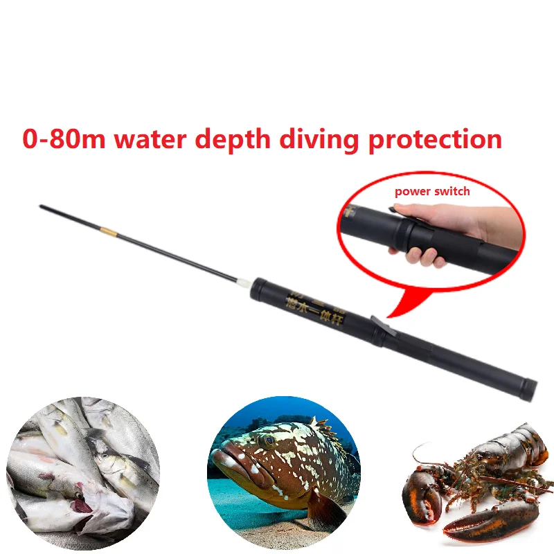 

Saltwater Shark Preventer Lithium Battery Integrated Pole Fishing Auxiliary Artifact Diving Protection Equipment