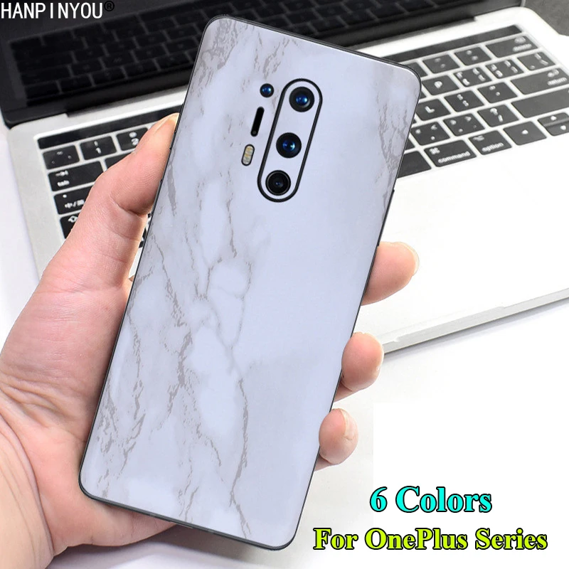 Винтажная мраморная задняя крышка для OnePlus 8 7 7T 6 6T Pro защитная пленка наклейки (не