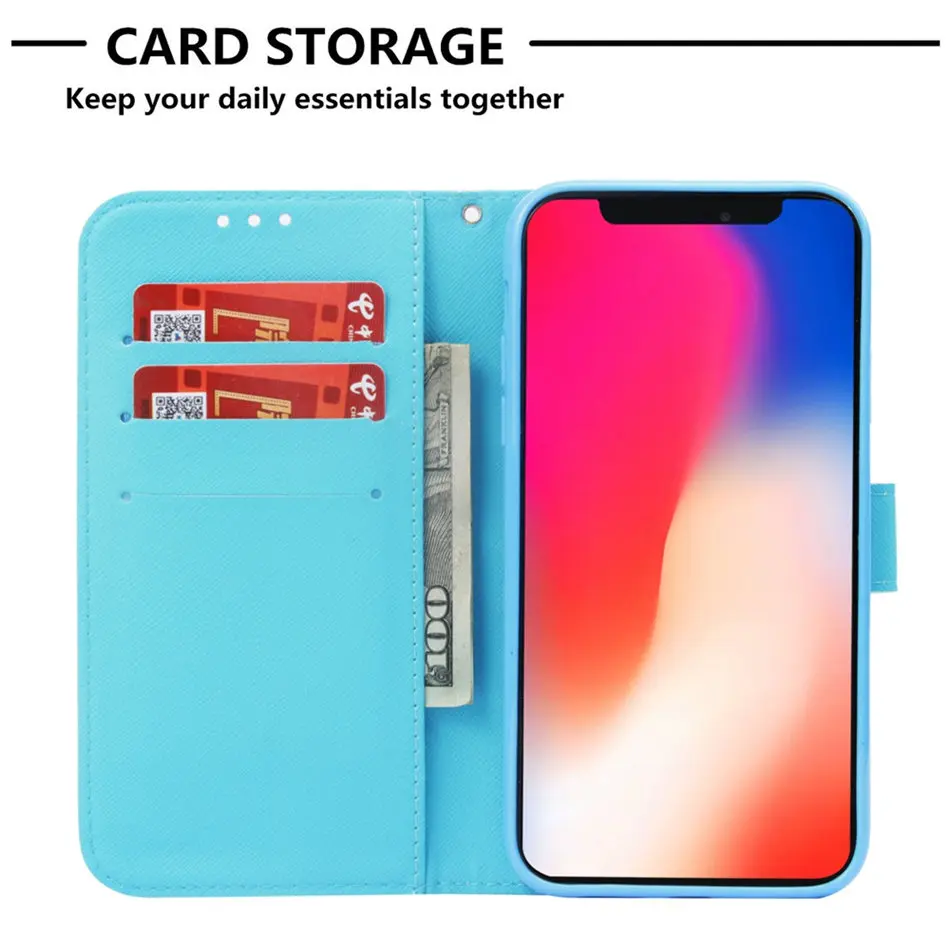 Роскошный милый флип чехол для Apple iPhone X Xs Xr 11 Pro Max 8 7 6 6S Plus кожаный силиконовый