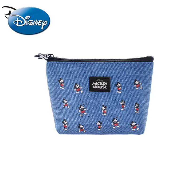 

Disney Mickey Cosmetic Bag Female Portable Small Storage Bag Outdoor Travel Cosmetic Bag Wash Bag Coin Purse Bag Girl
