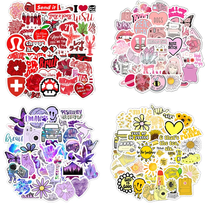 50 шт. наклейки для ноутбука мотоцикла скейтборда чемодана холодильника | Игрушки