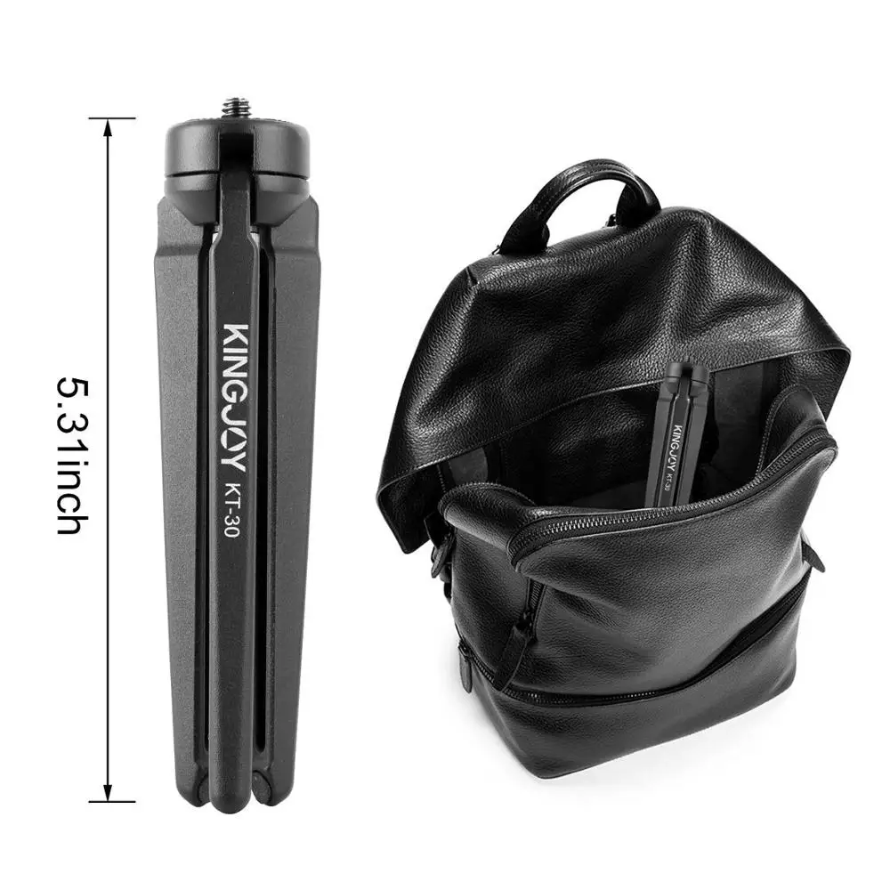 Kingjoy 3 в 1 Мини штатив для камеры телефона металлический селфи телефон портативный