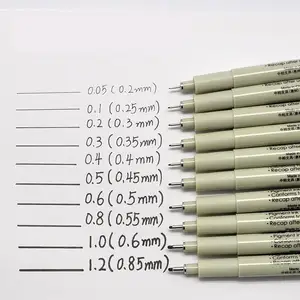 Игольчатые ручки Sipa Ultra с тонким черным вкладышем для иллюстрации манго, для рисования, работы и анимации ручной работы