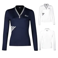 autumn womens golf shirt spring autumn fashion sports golf apparel long sleeve shirt breathable polo shirt golf wear ladies
