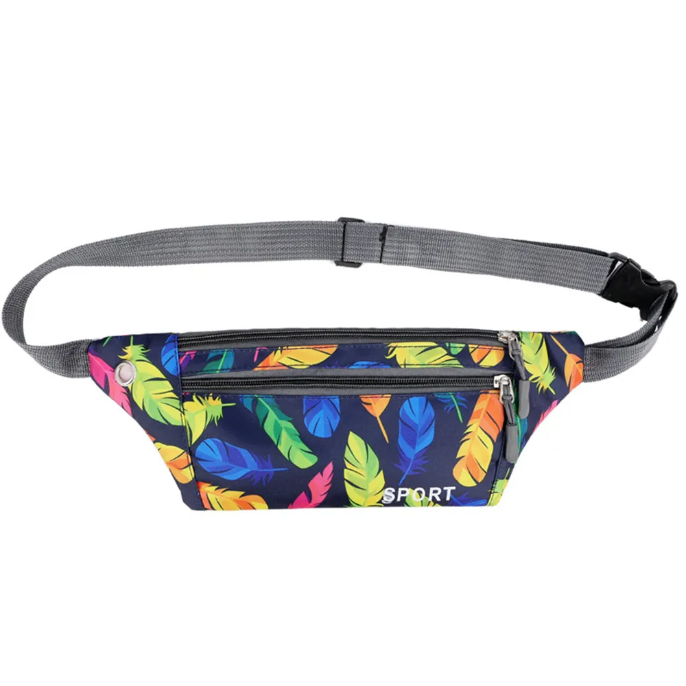 Повседневная Женская и мужская многофункциональная сумка на пояс для спорта